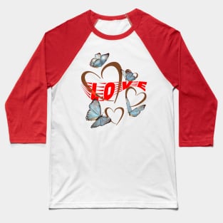 LOVE SO PURE_3D LOVE WORD Baseball T-Shirt